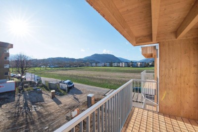 Wohnen über den Dingen – 2-Zimmer-Loggiawohnung im Grünen von Villach-Landskron