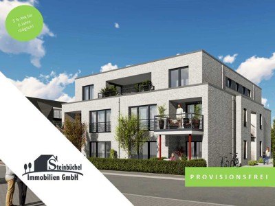 Wohnen auf einer Ebene – Neubau mit sonniger Terrasse