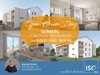 NEUBAU! 3-Zimmer-Mietkauf-Wohnung Top 17 - Übergabe Oktober 2025
