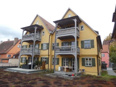 Moderne 2-Zimmer-Wohnung mit Balkon und Tiefgarage in der Altstadt von Dinkelsbühl