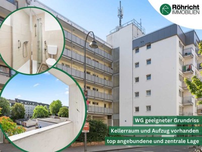 Renovierungsbedürftige 3-Zimmer-Wohnung mit Balkon und Garage in zentraler Lage Köln-Mülheim
