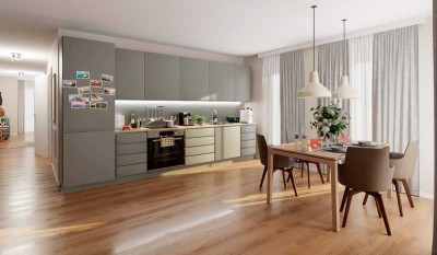 Eigentumswohnung mit Loggia und Fußbodenheizung