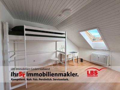 Teilmöblierte 2 Zimmer Wohnung in Karlsruhe-Nordweststadt -ohne Küchenanschlüsse