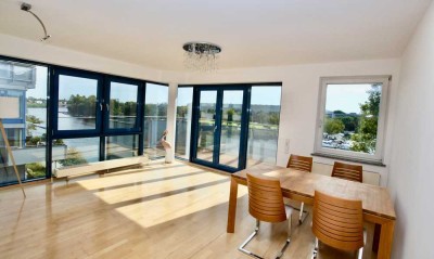 Lichtdurchflutete 3-Zimmer-Wohnung in exklusiver Lage am Wasser