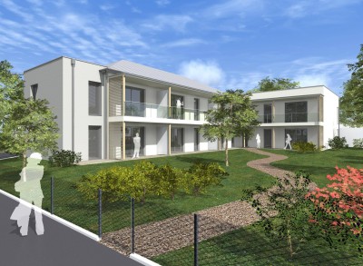 Geförderte 2-Zimmer Wohnung | Betreutes Wohnen | ca. 54 m² | Obergeschoss | Balkon