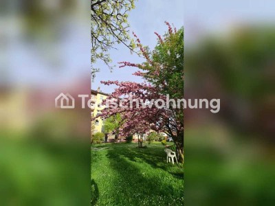 Tauschwohnung: Helle 2,5-Zi.-DG-Whg, ruhig, mit Garten zur Mitnutzung