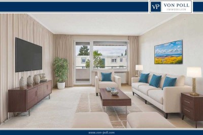 Platz für neue Wohnideen:  3-Zimmer-Wohnung mit Balkon und Tiefgaragenstellplatz