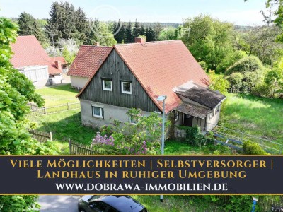 Einfamilienhaus mit Nebegelass + Acker- und Waldflächen