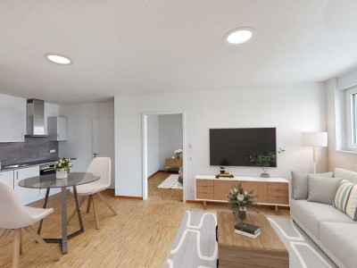Klein aber fein: 1-Zimmer-Apartment mit EBK und Terrasse/Balkon