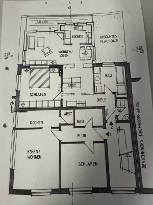 Attraktive 2-Zimmer-Wohnung mit großem Balkon in Südlage in Rhede, zentrale Lage