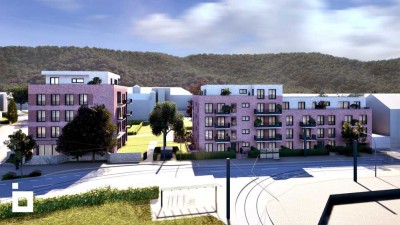 Klein, aber fein: 1-Zimmerwohnung im EG mit Terrasse zum Garten (B03)