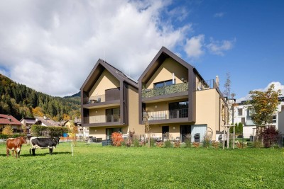 Neubau – Erstbezug: Helle 2-Zimmer-Wohnung mit Balkon in ruhiger Lage von Bischofshofen