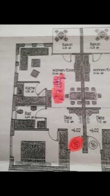 Zentral gelegene 2-Zimmer Wohnung in Lörrach, 60 m², ab 01.11.2025
