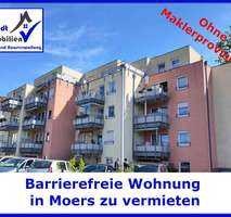 Barrierefreie 59m² Wohnung mit Balkon in Moers neben der Grafschafter Diakonie