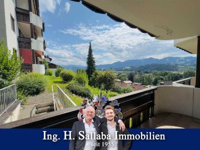 Traumlage, Traumblick, Traumwohnung! Wohlfühlen über den Dächern von Sonthofen