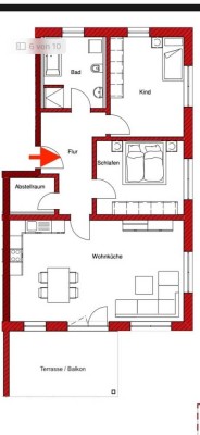 Erstbezug 3-Zimmer-Erdgeschosswohnung in Schierling