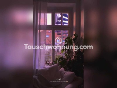 Tauschwohnung: Kleine helle Wohnung in der Südvorstadt, Balkon zum Innenhof