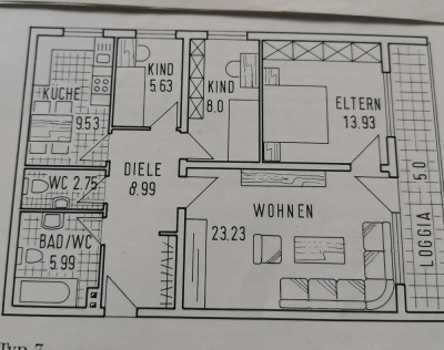 Ansprechende 4-Zimmer-Wohnung mit Balkon in Kamen, Westfalen