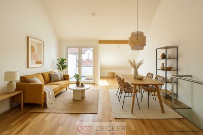 Wohnen über den Dächern – Maisonette mit Charme und Komfort ++ Decker Immobilien ++