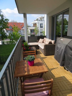 Exklusive, 3-Zimmer-Wohnung mit Balkon und EBK in Unterschleißheim