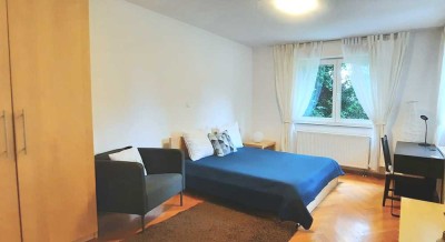 Neu Renoviertes Apartment, S-Möhringen, Voll Möbliert, EBK, WLAN, Garten, Ruhige Grüne Top-Lage