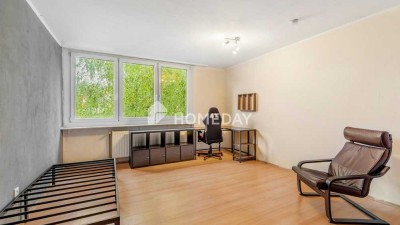 Renoviertes 1-Zimmer-Apartment mit Möblierung