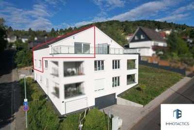 Exklusive Maisonettewohnung mit Rheinblick & Aufzug – Neubau-Erstbezug auf der Binger Elisenhöhe