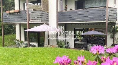 Moderne EG-Wohnung mit Terrasse und Garten