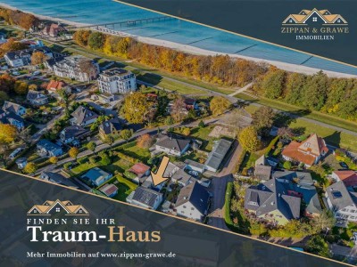 Einfamilienhaus mit zwei Bungalows – nur 100 m vom Ostseestrand in Zingst