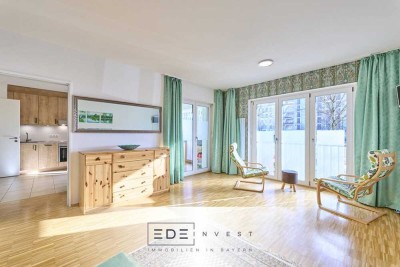 Lichtdurchflutete Erdgeschosswohnung mit eigenem Garten
