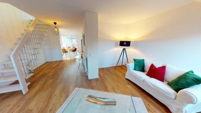 Wie Neubau! 3,5-Zi-Maisonette-DG-ETW mit  großzügiger sonniger Dachterrasse in guter Lage von BK!