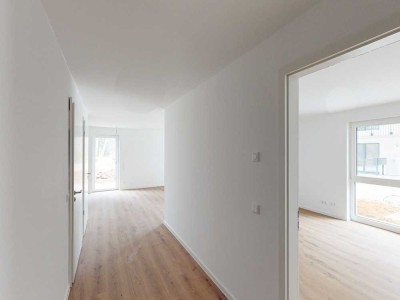Neubau und Morgensonne! 3-Zimmer-Wohnung mit EBK und Balkon
