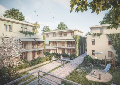 quartier brunner – Wo die Stadt Luft holt. Haar bei München. Holzmassivbauweise EH 40 + QNG
