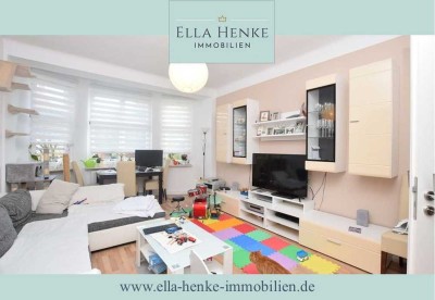 Sonnige, gepflegte 3-Raum-Wohnung mit Balkon + Garage.