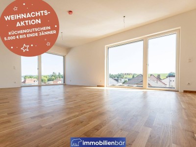 Wohnen im Zentrum von Grieskirchen - Top 9 Haus Zauneggerstraße / Penthouse mit Weitblick - WEIHNACHTSAKTION 5000€ KÜCHENGUTSCHEIN