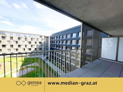Balkonwohnung mit begrüntem Innenhof | Provisionsfrei | MEDIAN