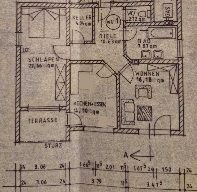 Von privat: 2,5-Zimmer-Erdgeschosswohnung mit Terasse/Loggia  in Schönberg