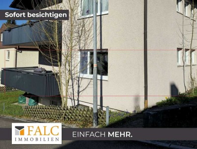 Ruhig gelegene Erdgeschoss-Wohnung mit großem Balkon und Stellplatz