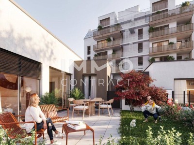 Traum Haus im Innenhof - Moderne 3-Zimmer-Wohnung mit Garten im ERSTBEZUG