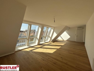 DACHGESCHOSSTRAUM AM CZERNINPLATZ 5 – EXKLUSIVES WOHNEN ÜBER DEN DÄCHERN DES 2. BEZIRKS