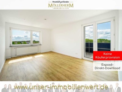 Komfortables Wohnen- Modernisierte 2-Zimmer-Wohnung mit Balkon und Blick ins Grüne