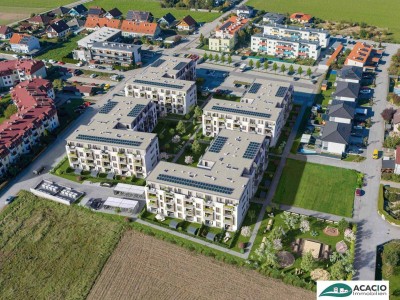 *** Baustart-AKTION "Early Bird" - moderne 3-Zimmer-Wohnung mit Loggia - leistbarer Neubau Nähe St.Pölten / Wohnpark Ober-Grafendorf - ökologisch, hochmodern, ausgezeichnet ***