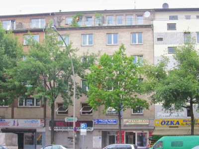 St. Georg, Steindamm, helle 2-Zimmer-Wohnung, 3. OG, Wohnküche, EBK, Vollbad, Laminat