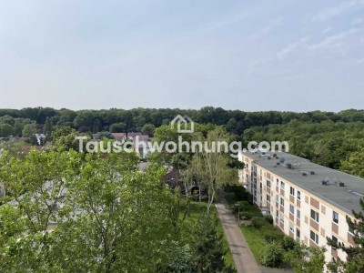 Tauschwohnung: 1,5-Zimmer-Wohnung in Frankfurt mit Balkon und Stellplatz