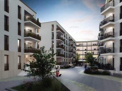 Neubau: Praktisch geschnittene 1-Zimmer-Wohnung
