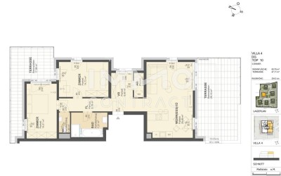 KREMSER WOHNDOMIZIL3Zi- 84qm Dachgeschosswohnung, 2Terrassen, Lift, Tiefgarage, in beliebter Grünruhelage