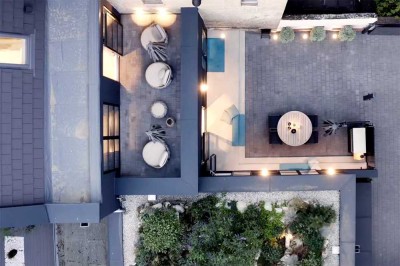 Townhouse mit Innenhof, Balkon und 150.000 Euro Ausstattung