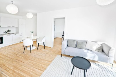 FLO07 - Malerische 2-Zimmer-Wohnung mit Blick auf den Kahlenberg an der Alten Donau mit Loggia