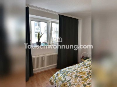 Tauschwohnung: Bright two room apartment in residential Nordend