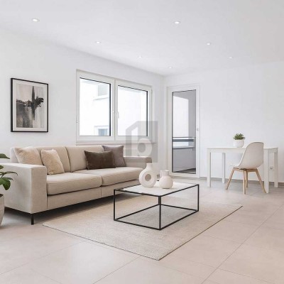 GROß, HELL, RENOVIERT UND LEERSTEHEND